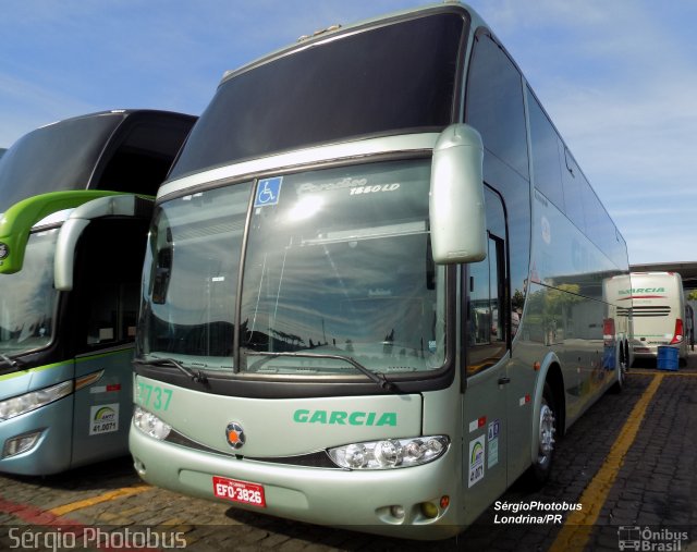 Viação Garcia 7737 na cidade de Londrina, Paraná, Brasil, por Sérgio de Sousa Elias. ID da foto: 4399304.