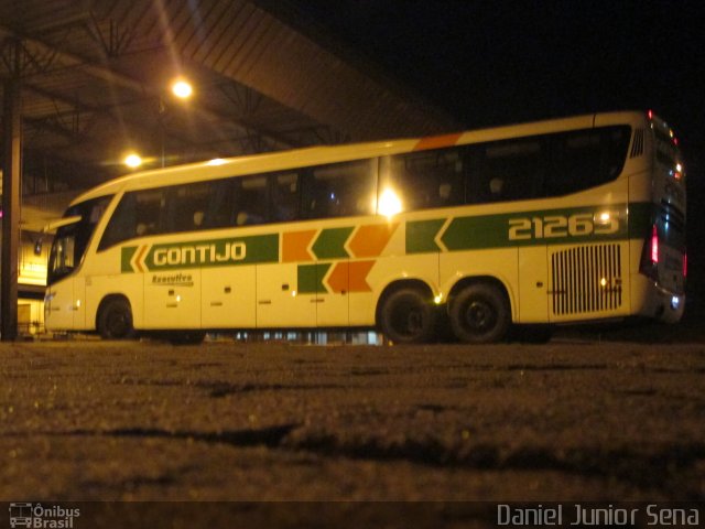 Empresa Gontijo de Transportes 21265 na cidade de Itabirito, Minas Gerais, Brasil, por Daniel Junior Sena. Número da foto: #4399338.