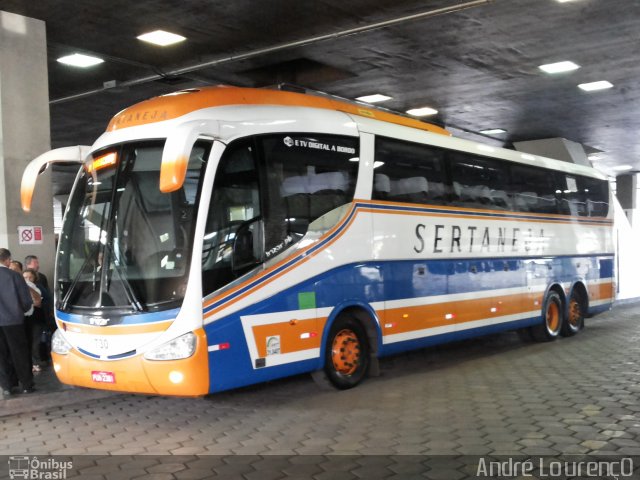 Viação Sertaneja 730 na cidade de Belo Horizonte, Minas Gerais, Brasil, por André Lourenço de Freitas. ID da foto: 4399148.