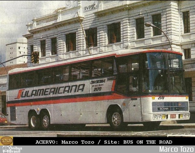 Empresa Sulamericana de Transportes em Ônibus 2170 na cidade de Curitiba, Paraná, Brasil, por Derles Borges Pichoff. ID da foto: 4399440.