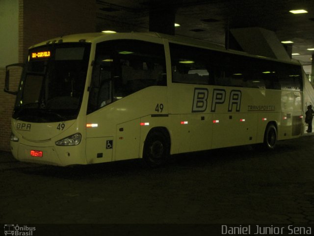 BPA Transportes 49 na cidade de Belo Horizonte, Minas Gerais, Brasil, por Daniel Junior Sena. ID da foto: 4399284.