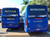 Expresso Araguari 66201 na cidade de Romaria, Minas Gerais, Brasil, por Leonardo J. Nunes. Número da foto: #4397285.