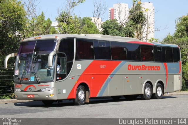 Viação Ouro Branco 15407 na cidade de Curitiba, Paraná, Brasil, por Douglas Paternezi. Número da foto: #4399602.