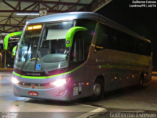Viação Garcia 16214 na cidade de Londrina, Paraná, Brasil, por Guilherme Estevan. Número da foto: #4400563.