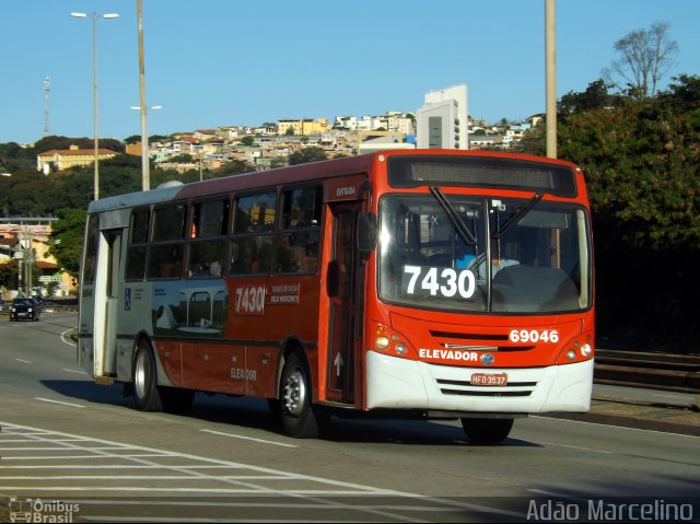 Viação Santa Edwiges 69046 na cidade de Belo Horizonte, Minas Gerais, Brasil, por Adão Raimundo Marcelino. ID da foto: 4401392.