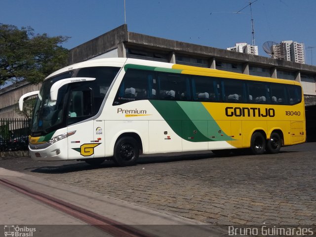 Empresa Gontijo de Transportes 18040 na cidade de Belo Horizonte, Minas Gerais, Brasil, por Bruno Guimarães. ID da foto: 4400532.