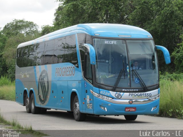 Auto Viação Progresso 6224 na cidade de Recife, Pernambuco, Brasil, por Luiz Carlos de Santana. Número da foto: #4401343.