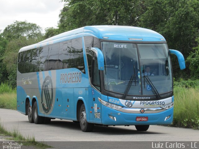 Auto Viação Progresso 6224 na cidade de Recife, Pernambuco, Brasil, por Luiz Carlos de Santana. ID da foto: 4401343.