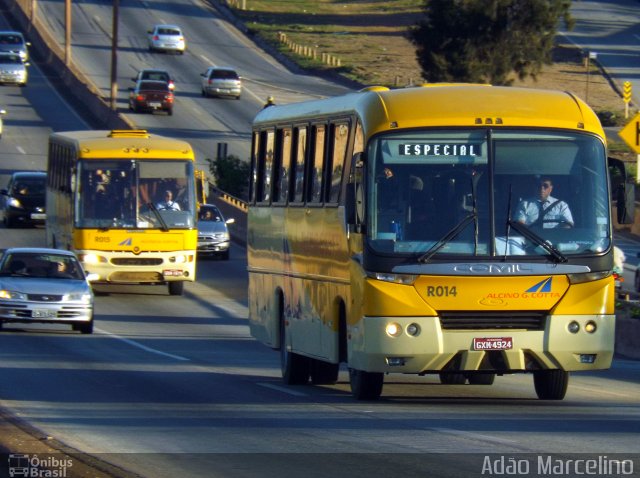 Empresa Alcino G. Cotta R014 na cidade de Belo Horizonte, Minas Gerais, Brasil, por Adão Raimundo Marcelino. ID da foto: 4401460.