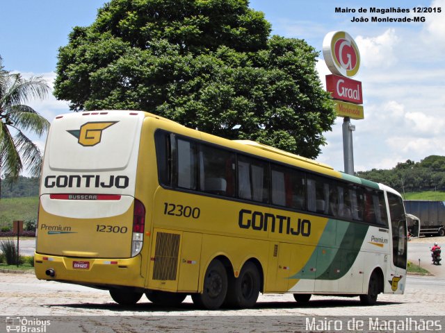 Empresa Gontijo de Transportes 12300 na cidade de João Monlevade, Minas Gerais, Brasil, por Mairo de Magalhães. ID da foto: 4400713.