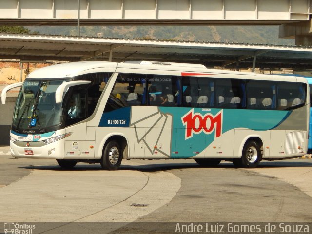 Auto Viação 1001 RJ 108.731 na cidade de Rio de Janeiro, Rio de Janeiro, Brasil, por André Luiz Gomes de Souza. Número da foto: #4401950.