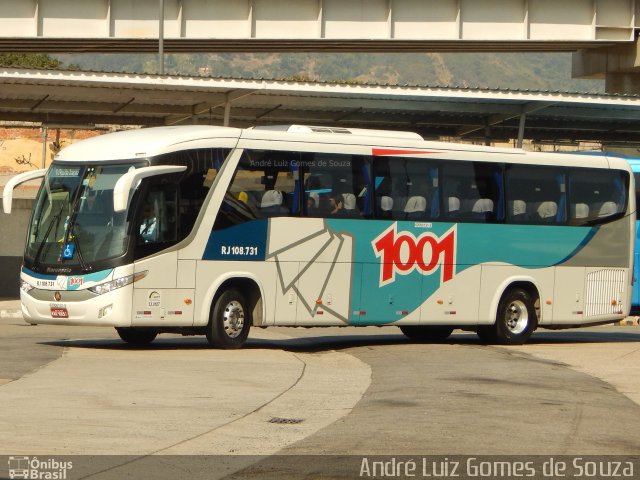 Auto Viação 1001 RJ 108.731 na cidade de Rio de Janeiro, Rio de Janeiro, Brasil, por André Luiz Gomes de Souza. ID da foto: 4401950.