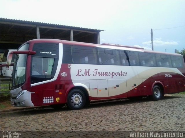 LM Transportes 2014 na cidade de Nova Esperança do Sul, Rio Grande do Sul, Brasil, por Willian Nascimento. Número da foto: #4401025.