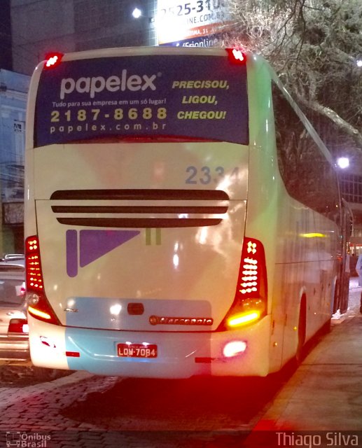 UTIL - União Transporte Interestadual de Luxo 2334 na cidade de Nova Friburgo, Rio de Janeiro, Brasil, por Thiago Silva. Número da foto: #4399672.