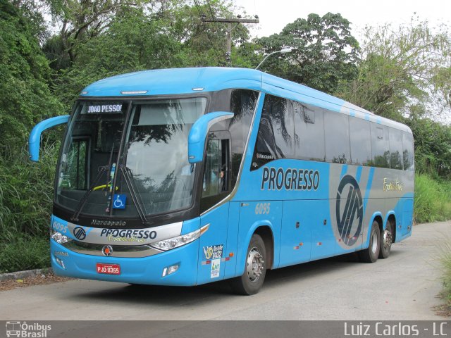 Auto Viação Progresso 6095 na cidade de Recife, Pernambuco, Brasil, por Luiz Carlos de Santana. Número da foto: #4401355.