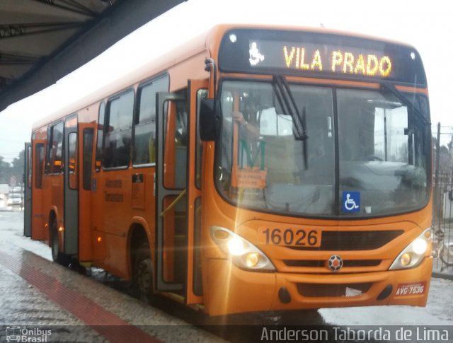 Viação Tamandaré 16026 na cidade de Curitiba, Paraná, Brasil, por Anderson Taborda de Lima. Número da foto: #4400325.