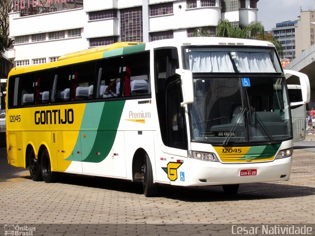 Empresa Gontijo de Transportes 12045 na cidade de Belo Horizonte, Minas Gerais, Brasil, por César Natividade. ID da foto: 4365226.