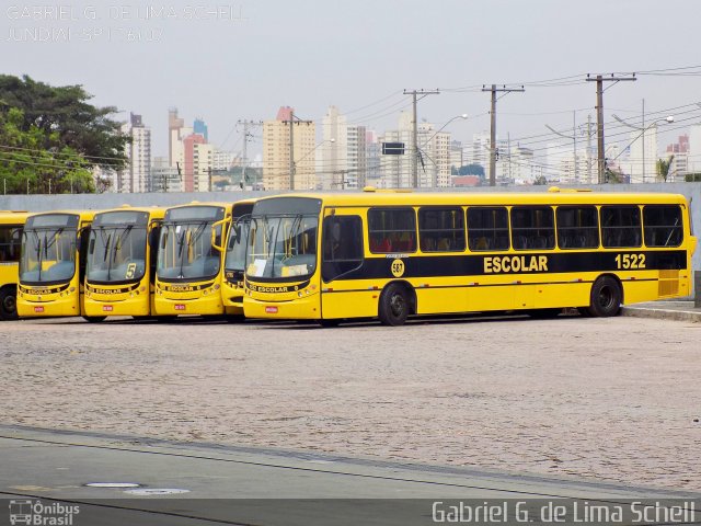 Viação Leme 1522 na cidade de Jundiaí, São Paulo, Brasil, por Gabriel Giacomin de Lima. Número da foto: #4364708.
