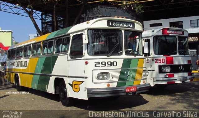 Empresa Gontijo de Transportes 2990 na cidade de Divinópolis, Minas Gerais, Brasil, por Charlestom Vinicius Carvalho Silva. ID da foto: 4363533.