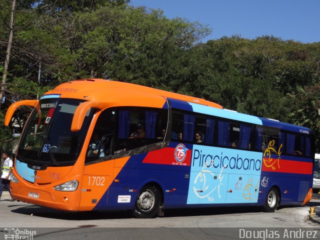 Viação Piracicabana 1702 na cidade de São Paulo, São Paulo, Brasil, por Douglas Andrez. Número da foto: #4365655.