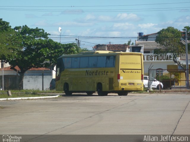 Viação Nordeste 8040 na cidade de Natal, Rio Grande do Norte, Brasil, por Allan Jefferson. ID da foto: 4364859.