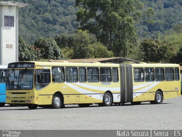 Viação Serrana 15001 na cidade de Serra, Espírito Santo, Brasil, por Natã  Souza. Número da foto: #4364382.