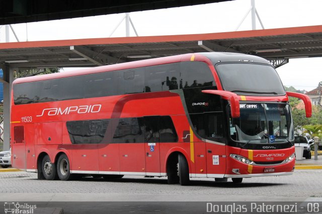 Viação Sampaio 11503 na cidade de Resende, Rio de Janeiro, Brasil, por Douglas Paternezi. ID da foto: 4364748.