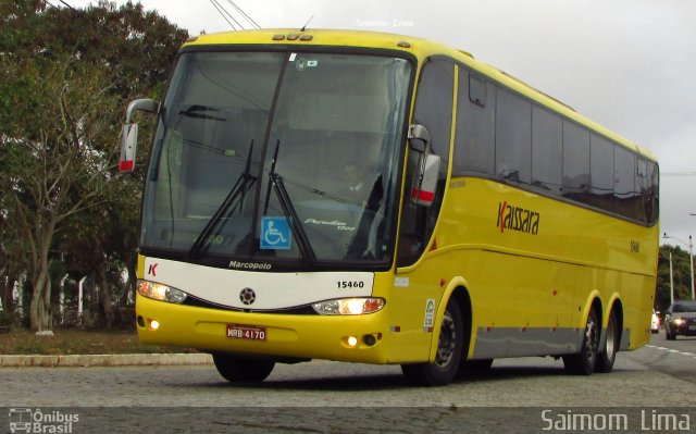 Kaissara - Viação Caiçara 15460 na cidade de Campos dos Goytacazes, Rio de Janeiro, Brasil, por Saimom  Lima. ID da foto: 4363956.