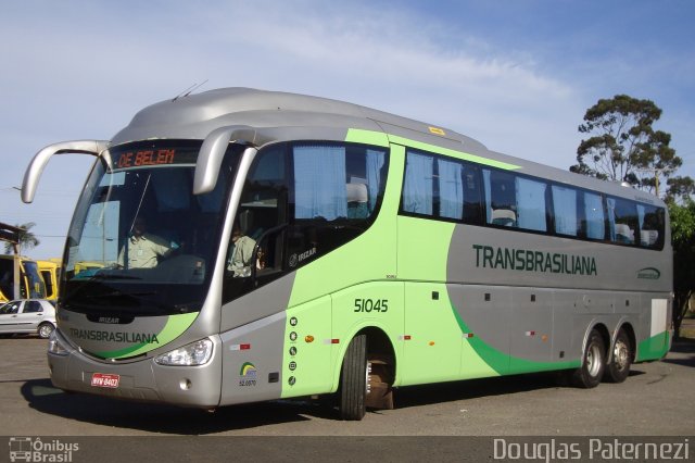 Transbrasiliana Transportes e Turismo 51045 na cidade de Anápolis, Goiás, Brasil, por Douglas Paternezi. Número da foto: #4363488.