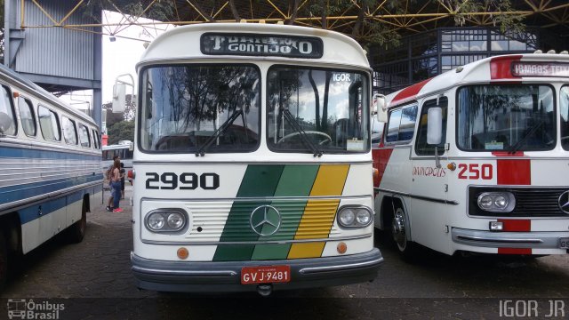 Empresa Gontijo de Transportes 2990 na cidade de Divinópolis, Minas Gerais, Brasil, por Igor Policarpo. ID da foto: 4363126.