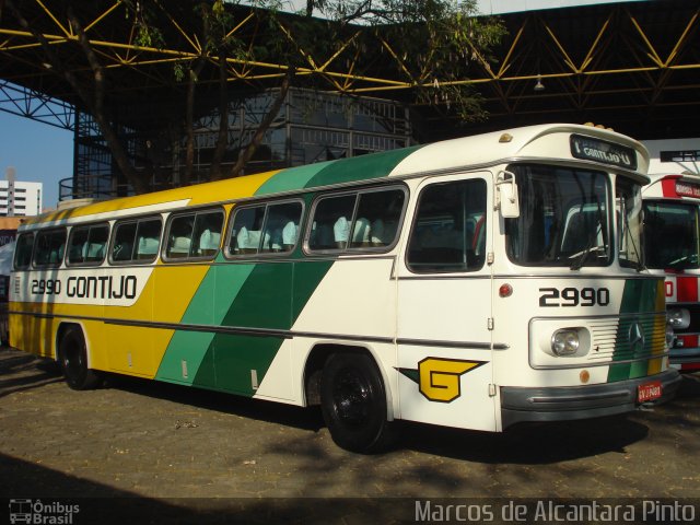 Empresa Gontijo de Transportes 2990 na cidade de Divinópolis, Minas Gerais, Brasil, por Marcos de Alcantara Pinto. ID da foto: 4363745.