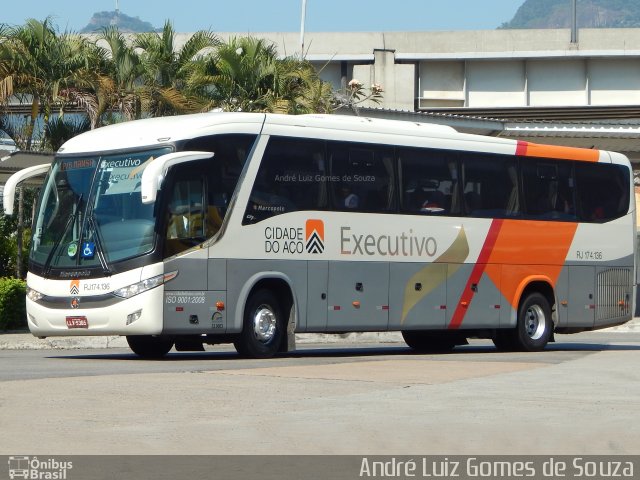 Viação Cidade do Aço RJ 174.136 na cidade de Rio de Janeiro, Rio de Janeiro, Brasil, por André Luiz Gomes de Souza. Número da foto: #4403956.