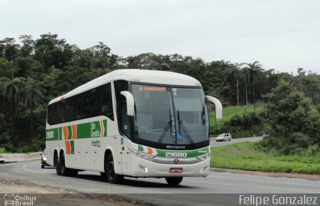 Cia. São Geraldo de Viação 21680 na cidade de Sabará, Minas Gerais, Brasil, por Felipe Gonzalez. ID da foto: 4403345.