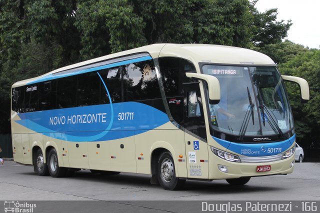 Viação Novo Horizonte 501711 na cidade de São Paulo, São Paulo, Brasil, por Douglas Paternezi. Número da foto: #4404077.