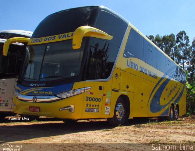 Viação Lírio dos Vales 30000 na cidade de Domingos Martins, Espírito Santo, Brasil, por Saimom  Lima. ID da foto: 4403163.