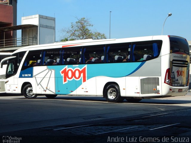 Auto Viação 1001 RJ 108.738 na cidade de Rio de Janeiro, Rio de Janeiro, Brasil, por André Luiz Gomes de Souza. ID da foto: 4403945.