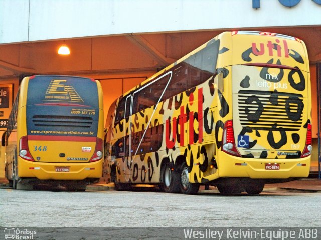 Expresso Amarelinho 348 na cidade de Sorocaba, São Paulo, Brasil, por Weslley Kelvin Batista. Número da foto: #4403029.