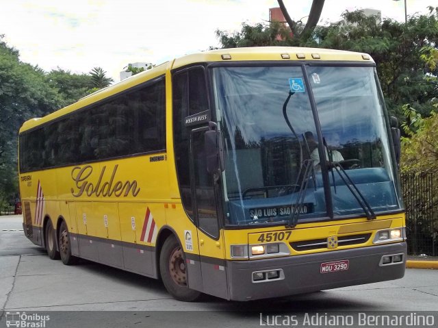 Viação Itapemirim 45107 na cidade de São Paulo, São Paulo, Brasil, por Lucas Adriano Bernardino. ID da foto: 4406108.