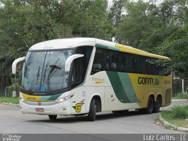 Empresa Gontijo de Transportes 18230 na cidade de Recife, Pernambuco, Brasil, por Luiz Carlos de Santana. ID da foto: 4412031.