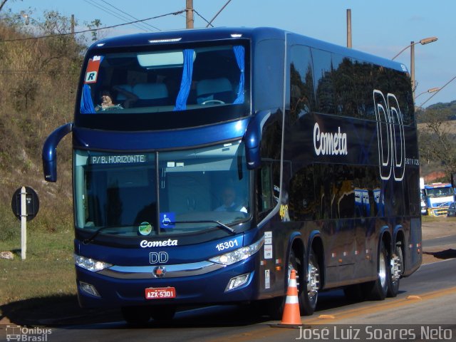 Viação Cometa 15301 na cidade de Congonhas, Minas Gerais, Brasil, por José Luiz Soares Neto. Número da foto: #4412593.