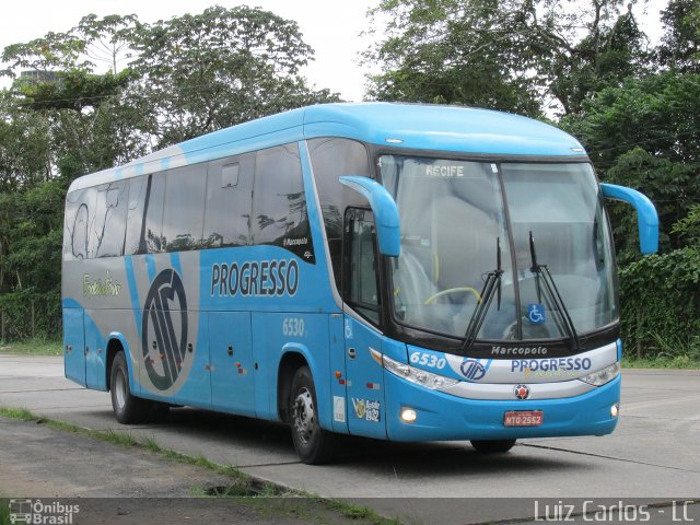 Auto Viação Progresso 6530 na cidade de Recife, Pernambuco, Brasil, por Luiz Carlos de Santana. Número da foto: #4411980.