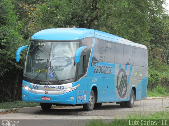 Auto Viação Progresso 6580 na cidade de Recife, Pernambuco, Brasil, por Luiz Carlos de Santana. Número da foto: #4412110.