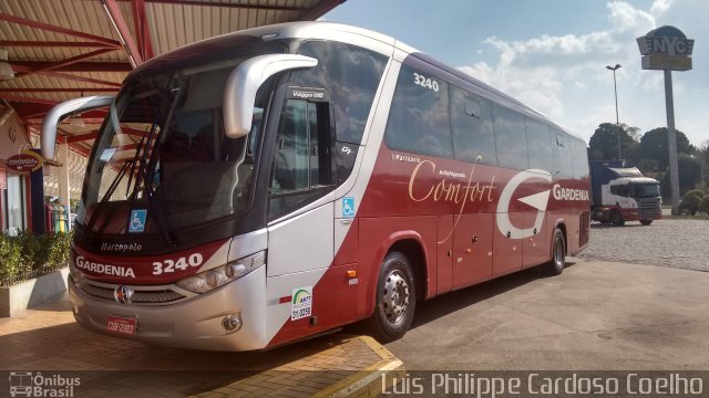 Expresso Gardenia 3240 na cidade de Oliveira, Minas Gerais, Brasil, por Luis Philippe Cardoso Coelho. Número da foto: #4411054.
