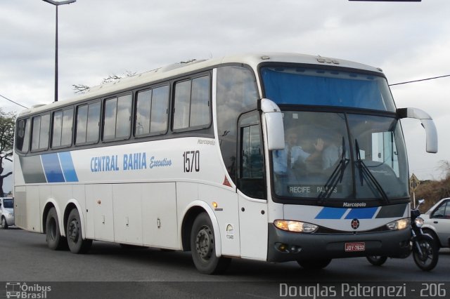 Viação Central Bahia de Transportes 1570 na cidade de Aracaju, Sergipe, Brasil, por Douglas Paternezi. Número da foto: #4412073.
