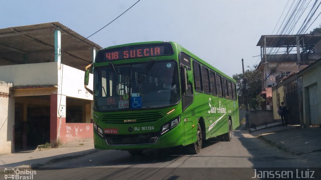 Transportes Santo Antônio RJ 161.124 na cidade de Duque de Caxias, Rio de Janeiro, Brasil, por Janssen Luiz Pereira de Arruda. ID da foto: 4410808.