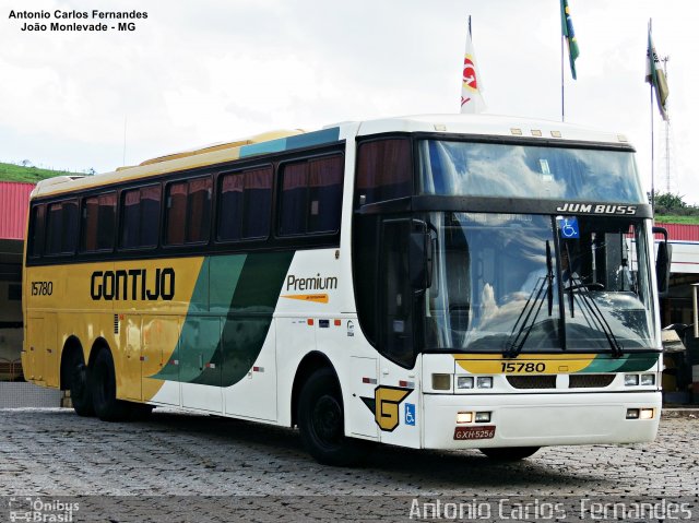 Empresa Gontijo de Transportes 15780 na cidade de João Monlevade, Minas Gerais, Brasil, por Antonio Carlos Fernandes. ID da foto: 4411998.