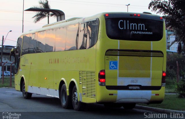 Viação Itapemirim 8631 na cidade de Vitória, Espírito Santo, Brasil, por Saimom  Lima. ID da foto: 4414310.