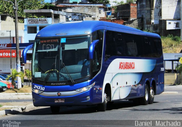 Viação Águia Branca 24330 na cidade de Itabuna, Bahia, Brasil, por Daniel  Machado. ID da foto: 4414773.