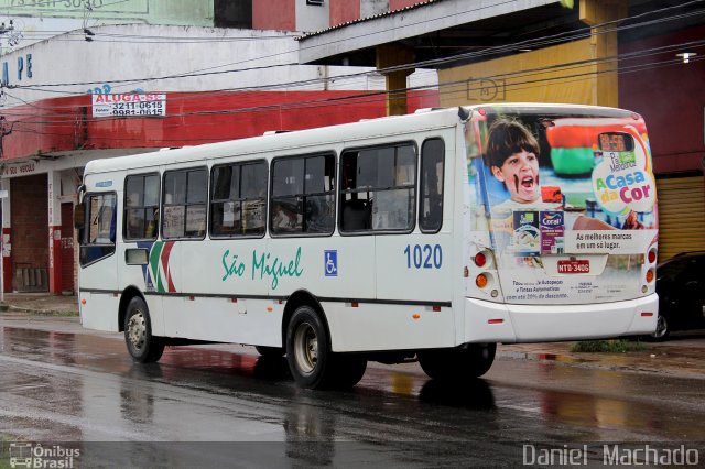 Transportes Urbanos São Miguel de Ilhéus 1020 na cidade de Itabuna, Bahia, Brasil, por Daniel  Machado. Número da foto: #4414754.