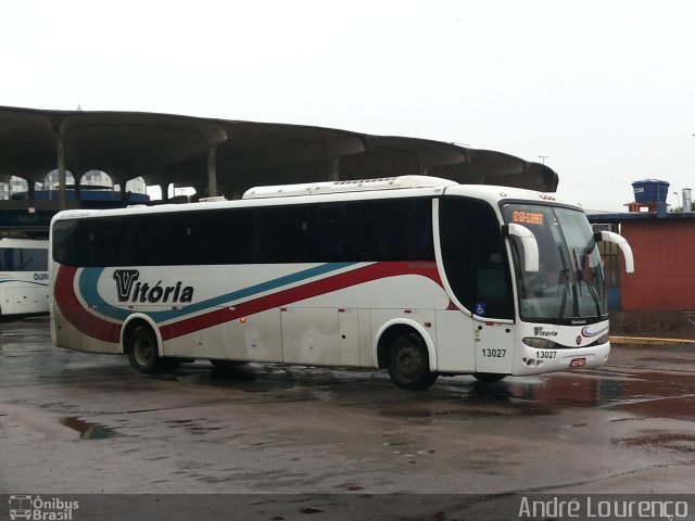 Expresso Vitória de Transportes 13027 na cidade de Porto Alegre, Rio Grande do Sul, Brasil, por André Lourenço de Freitas. ID da foto: 4413873.